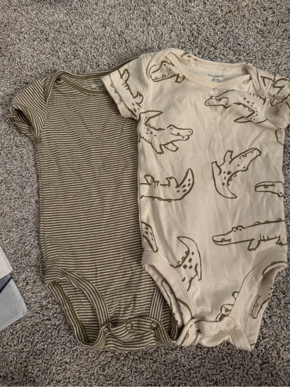 Set of two carters 6m onesies
